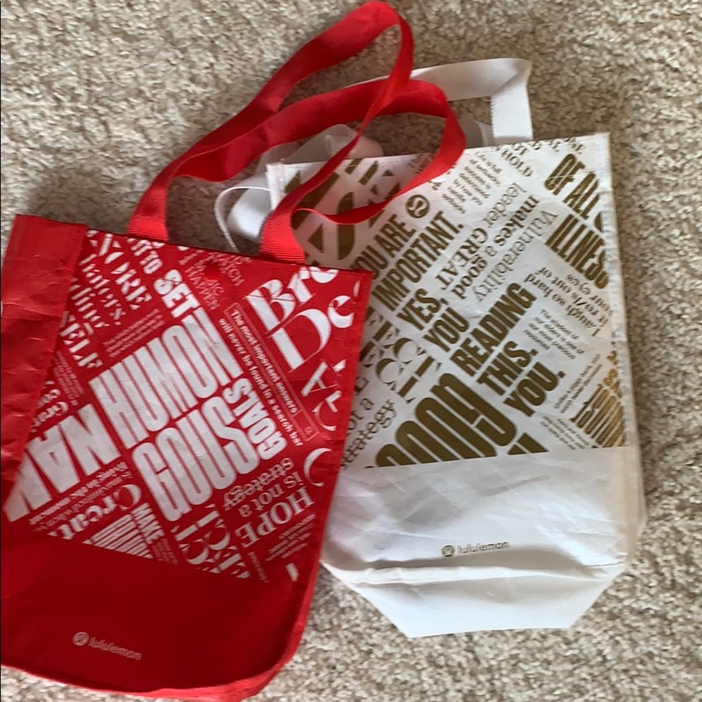 2 lululemon bags!